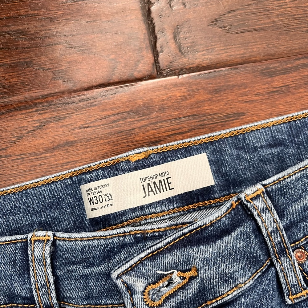 topshop jamie jeans